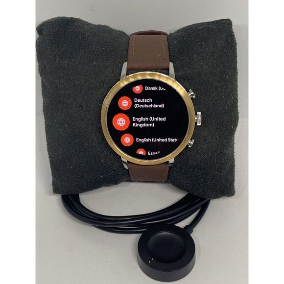 Fossil Gen 4 Authentic Digital Dial Smart Watch Custom Band FTW6016 AB515